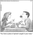Piece of spinach