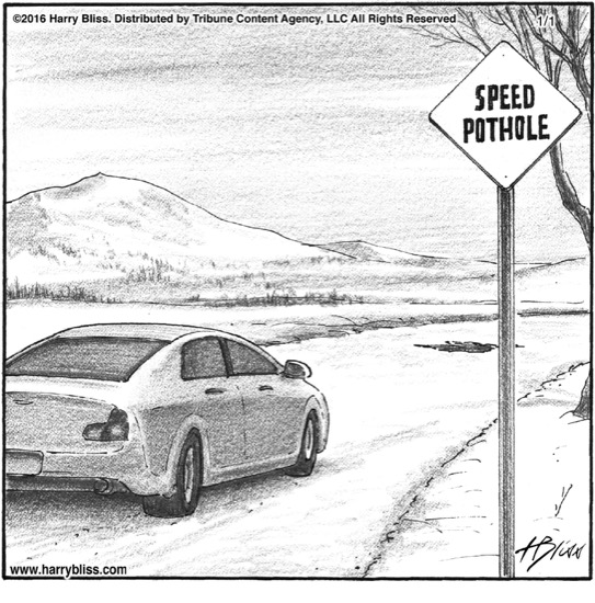 Speed pothole...