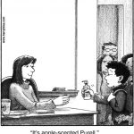 It’s apple-scented...