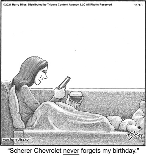 Scherer Chevrolet never forgets…