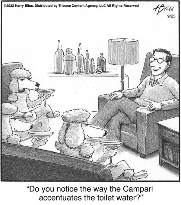 Do you notice the way the Campari…