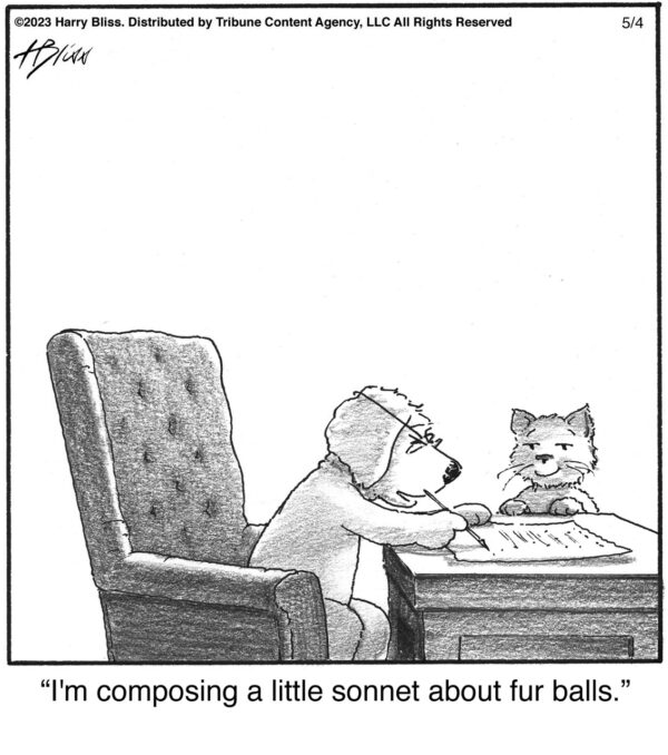 I'm composing a little sonnet…