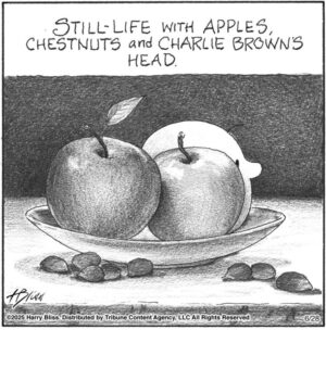 Still life with apples