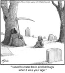 I used to come here and kill bugs…...